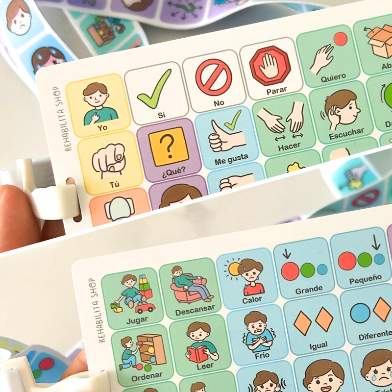 Mini Tablero CAA + Lanyard (Educación)