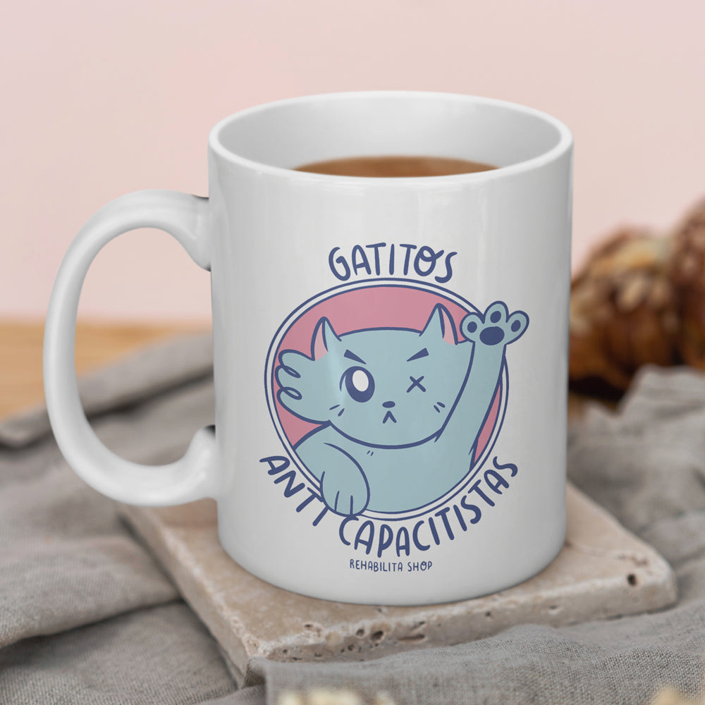 Tazón Gatitos Anti Capacitistas