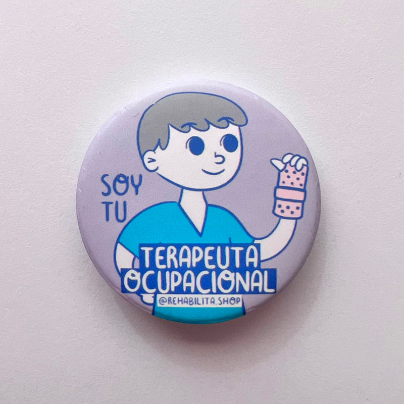 Chapita Soy tu Terapeuta Ocupacional (hombre)