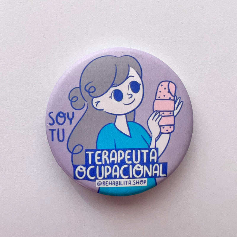 Chapita Soy tu Terapeuta Ocupacional (mujer)