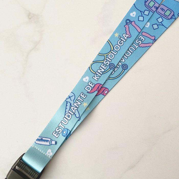 Lanyard Charm Estudiante de Kinesiología