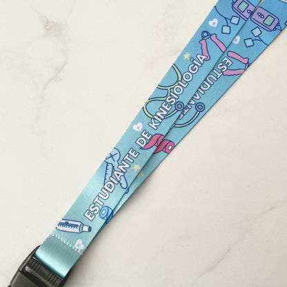 Lanyard Charm Estudiante de Kinesiología