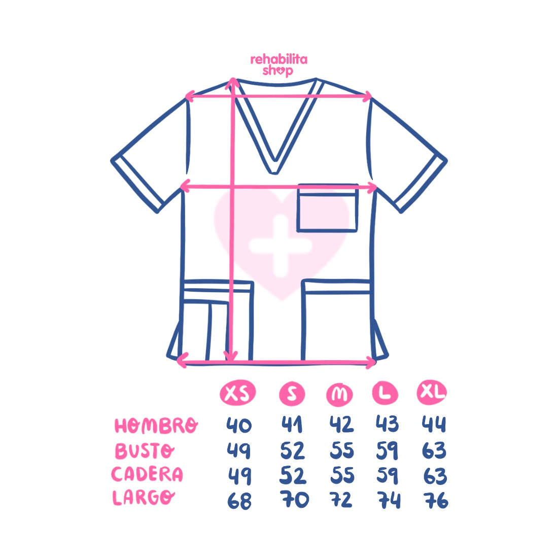 Scrub Anatomía - Hombre