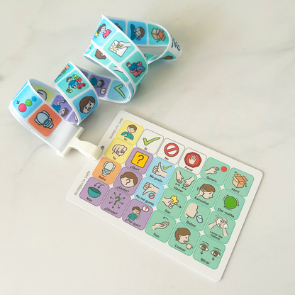 Mini Tablero CAA + Lanyard (Educación)
