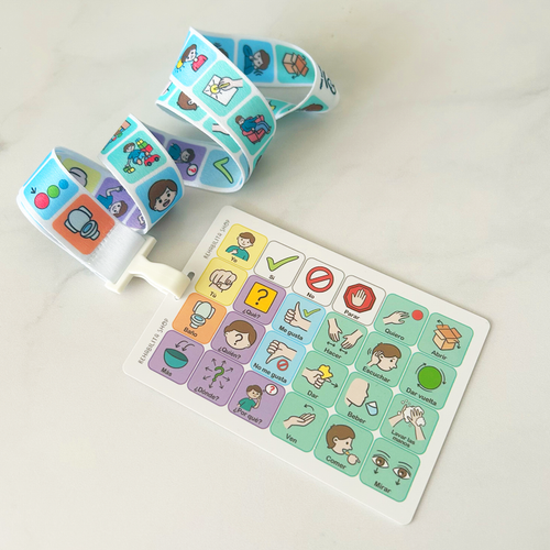 Mini Tablero CAA + Lanyard (Educación)