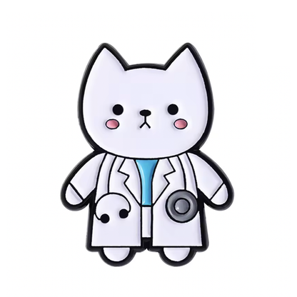 Pin Gatito Doctor