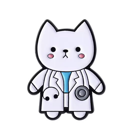 Pin Gatito Doctor