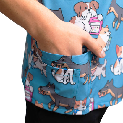 Scrub Perritos Fono - Hombre