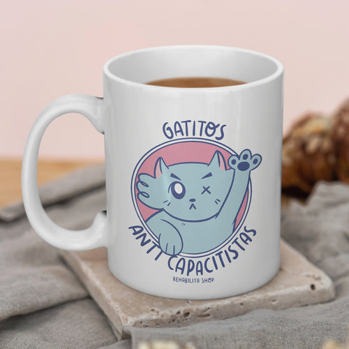 Tazón Gatitos Anti Capacitistas