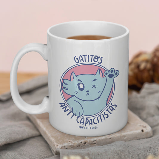 Tazón Gatitos Anti Capacitistas