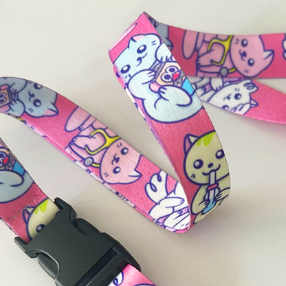Lanyard Basic Gatitos Fonos