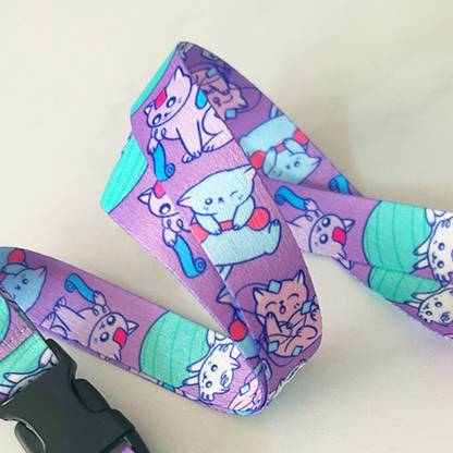 Lanyard Basic Gatitos Kines