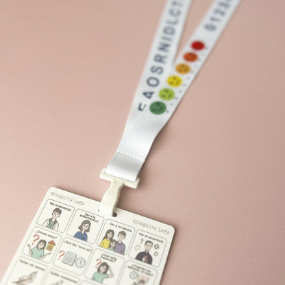 Mini Tablero CAA + Lanyard (Salud)