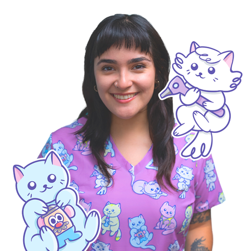 Scrub Gatitos Fono