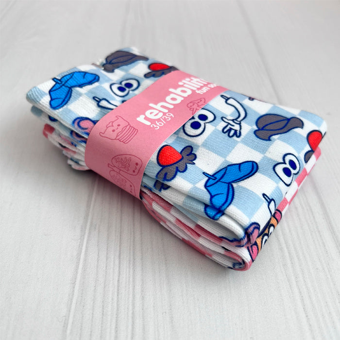 Calcetas Cara de Papa Cute - pack de 2
