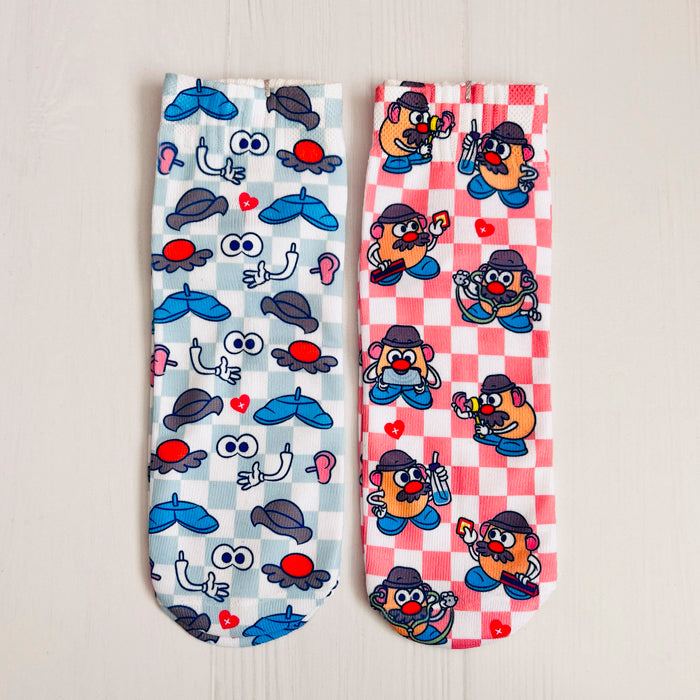 Calcetas Cara de Papa Cute - pack de 2