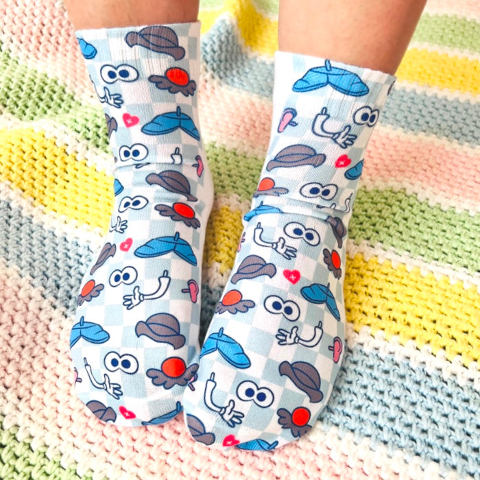 Calcetas Cara de Papa Cute - pack de 2