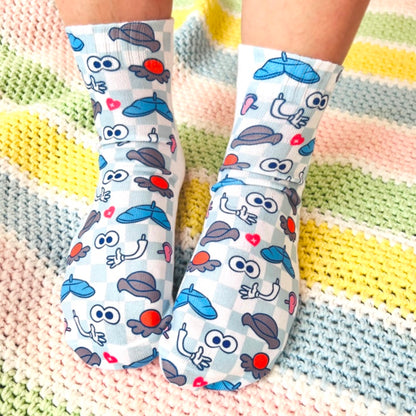 Calcetas Cara de Papa Cute - pack de 2