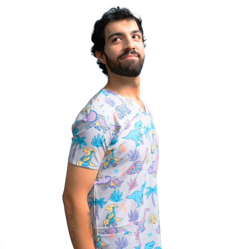 Scrub 🦖 Dinosaurios Inclusivos - Hombre