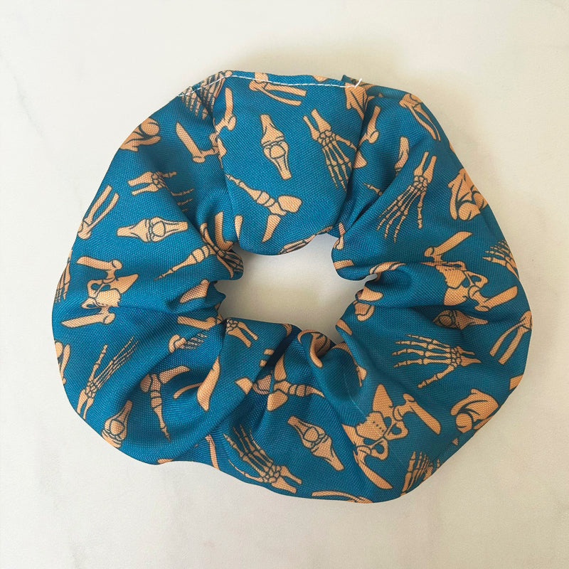 Maxi Scrunchie Turquoise Bones