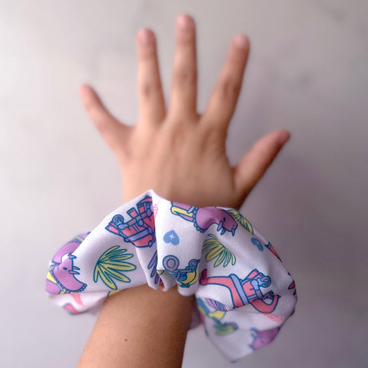 Maxi Scrunchie Dino Inclusivos