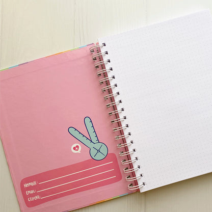 Cuaderno Kinesita Rainbow