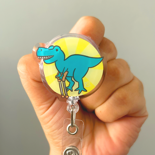 Portacredencial Dino Inclusivo
