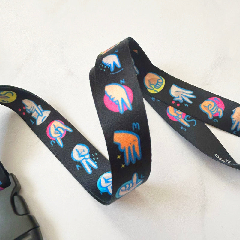Lanyard Basic Señas ABC