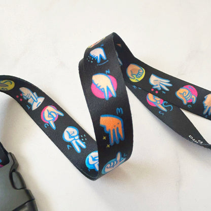 Lanyard Basic Señas ABC