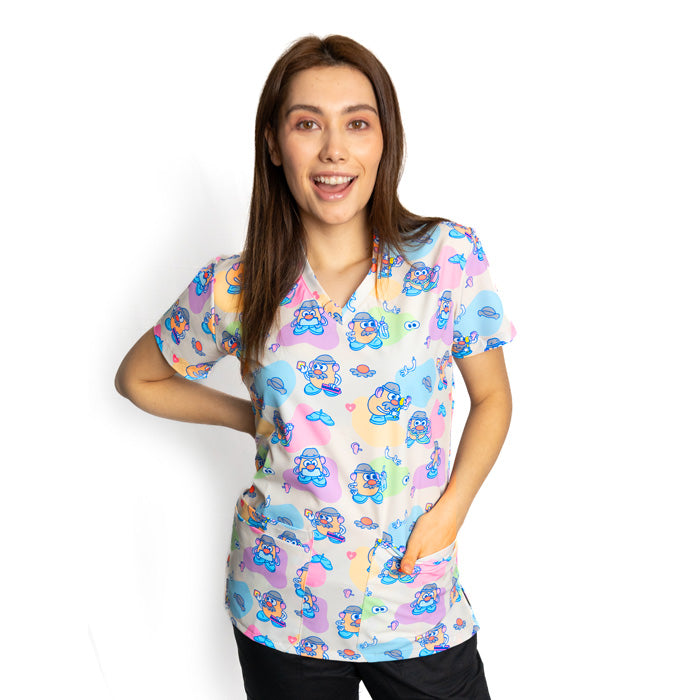 Scrub Cara de Papa Clínico