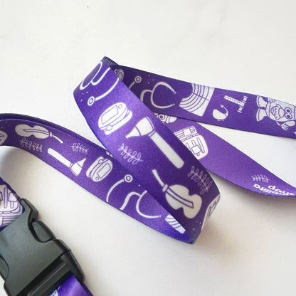 Lanyard Basic Fono Purple