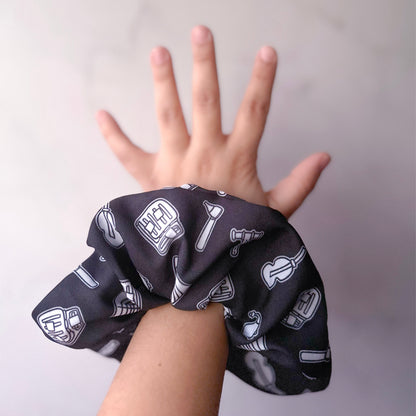 Maxi Scrunchie Fono Black