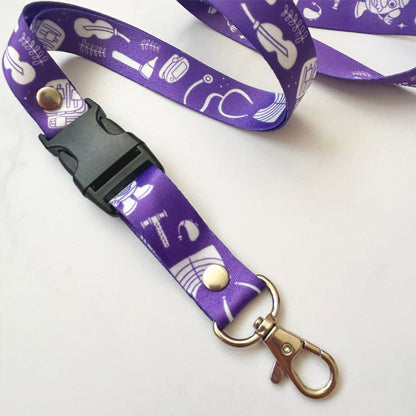 Lanyard Basic Fono Purple