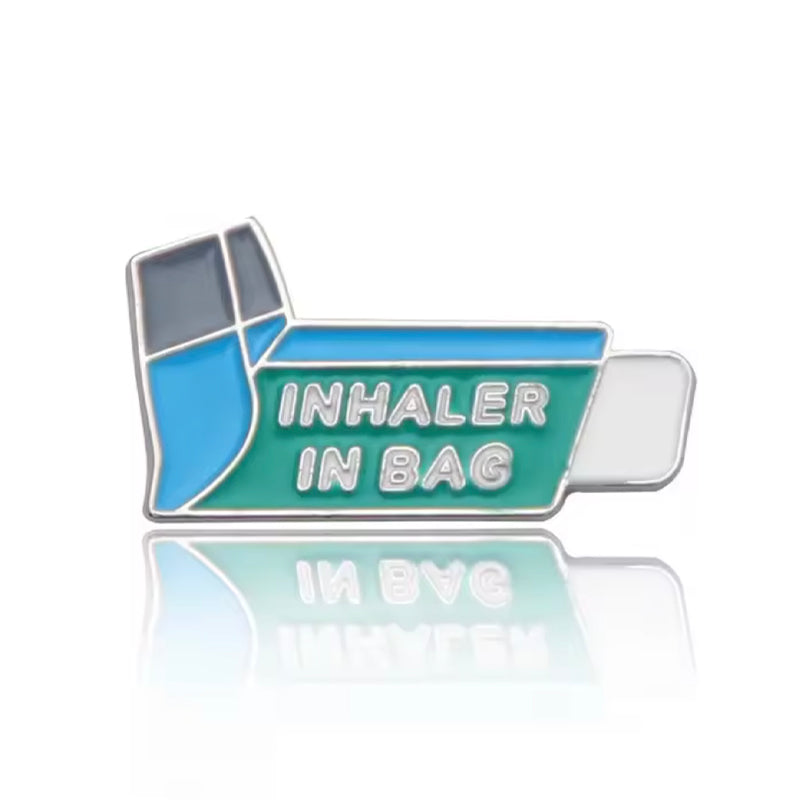 Pin Inhalador en bolso