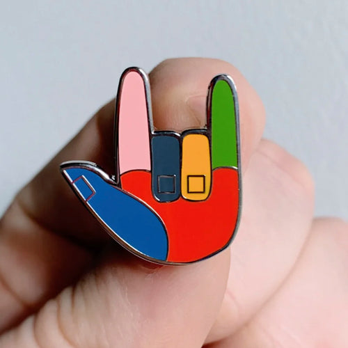Pin Seña I Love You