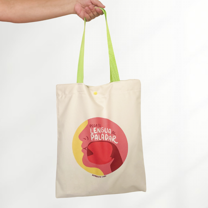 Tote Bag Pega tu Lengua al Paladar