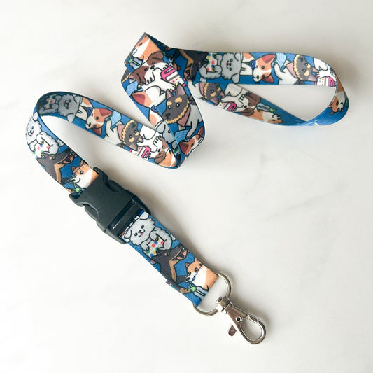 Lanyard Basic Perritos Fono