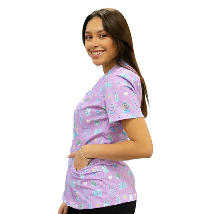 Scrub Fono Color Violeta