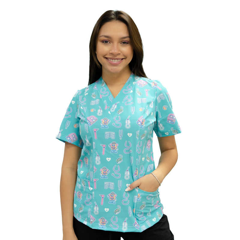 Scrub Fono Color Turquesa