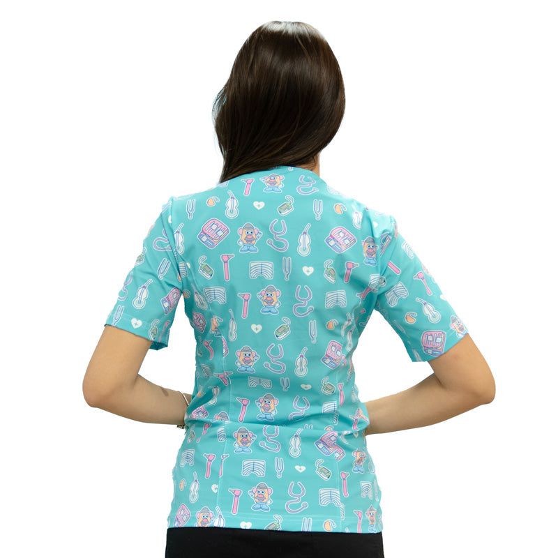 Scrub Fono Color Turquesa