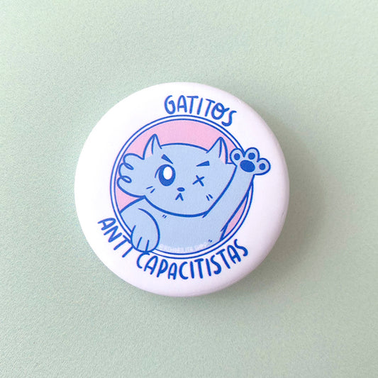 Chapita Gatitos Anti Capacitistas