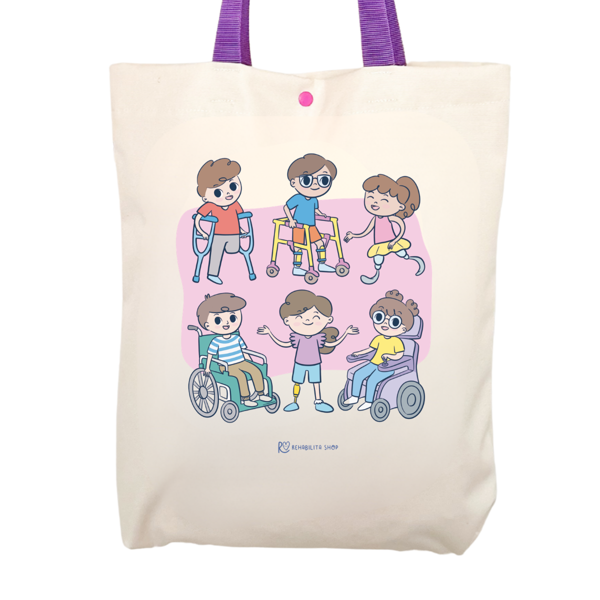Tote Bag Niños Discapacidad