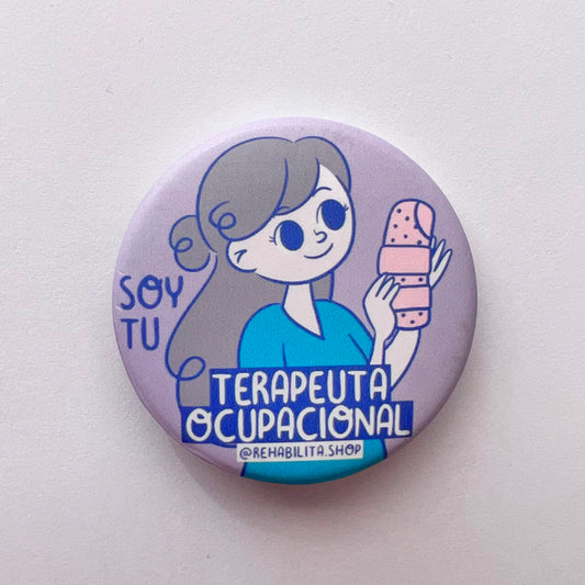 Chapita Soy tu Terapeuta Ocupacional (mujer)