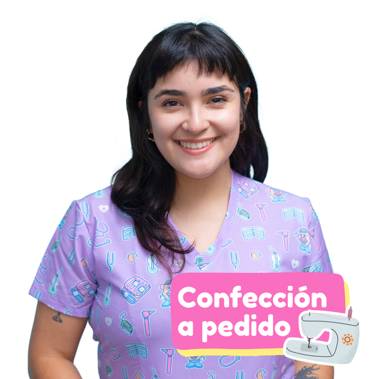 Scrub Fono Color Violeta