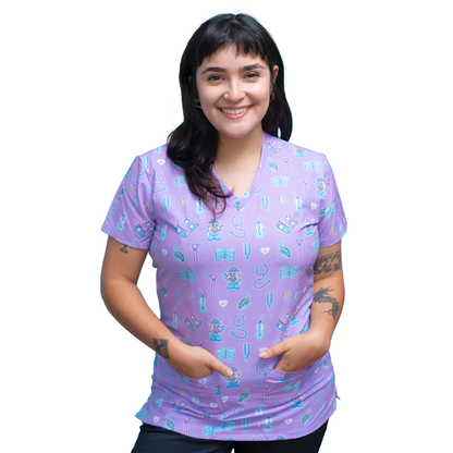 Scrub Fono Color Violeta