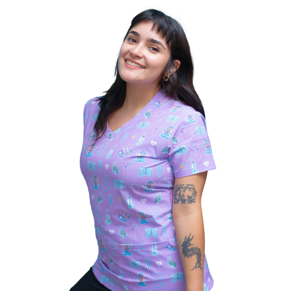 Scrub Fono Color Violeta