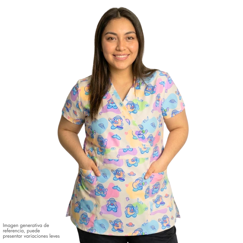Scrub Cara de Papa Clínico