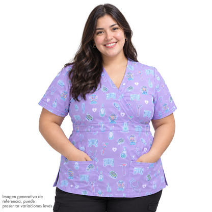 Scrub Fono Color Violeta