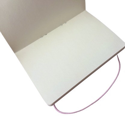 Libreta A6 Fono Flower Celeste